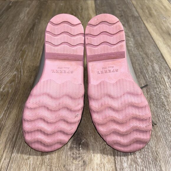 Sperry Port Girls Youth US Size 11M Gray Pink Outdoor Duck Rain Boots SCL162060 - Picture 11 of 11